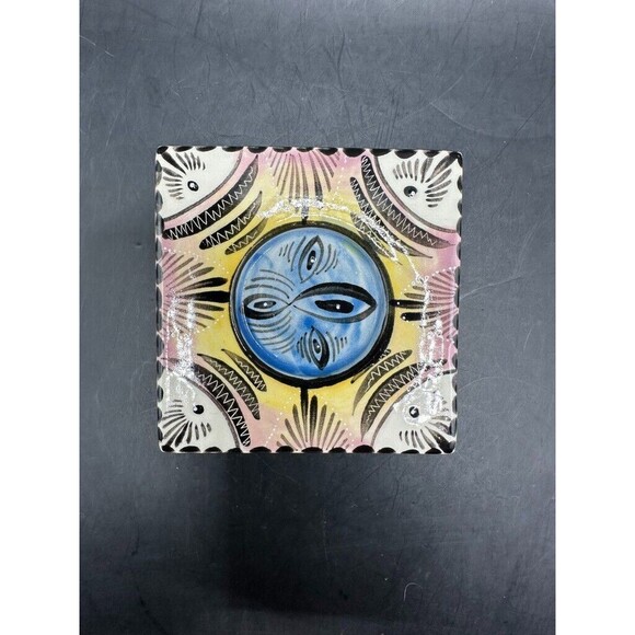 Vintage Penzo 2007 Votive Candle Holder Handmade Handpainted Joseph Munsaka - Picture 2 of 6